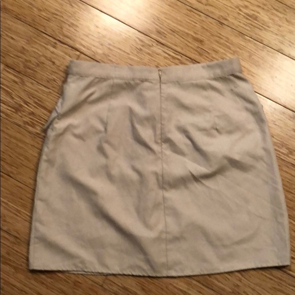 The Impeccable pig khaki lace up skirt back zipper - Picture 2 of 5